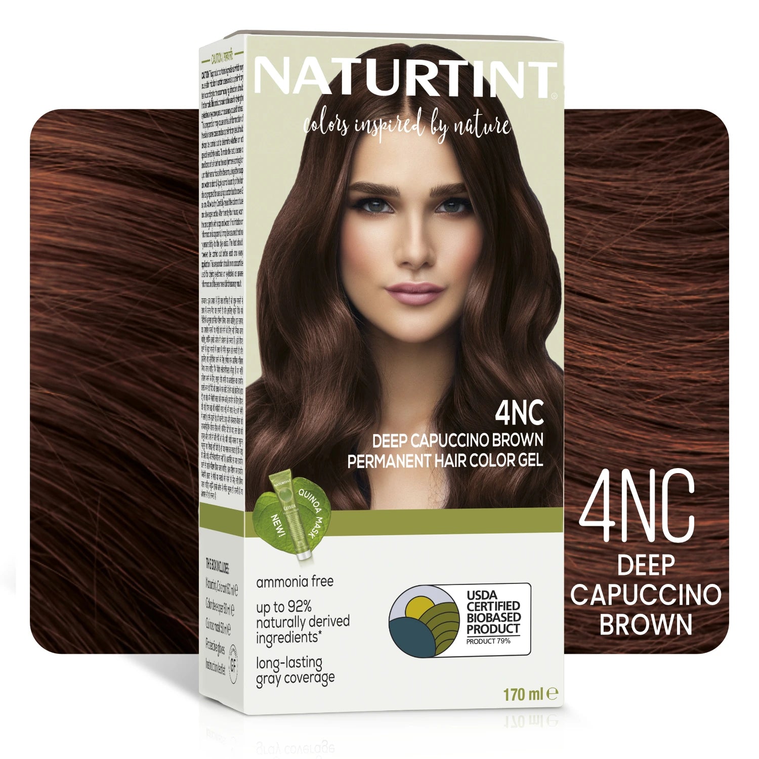 4NC Deep Cappuccino Brown | Naturtint Permanent Hair Colour