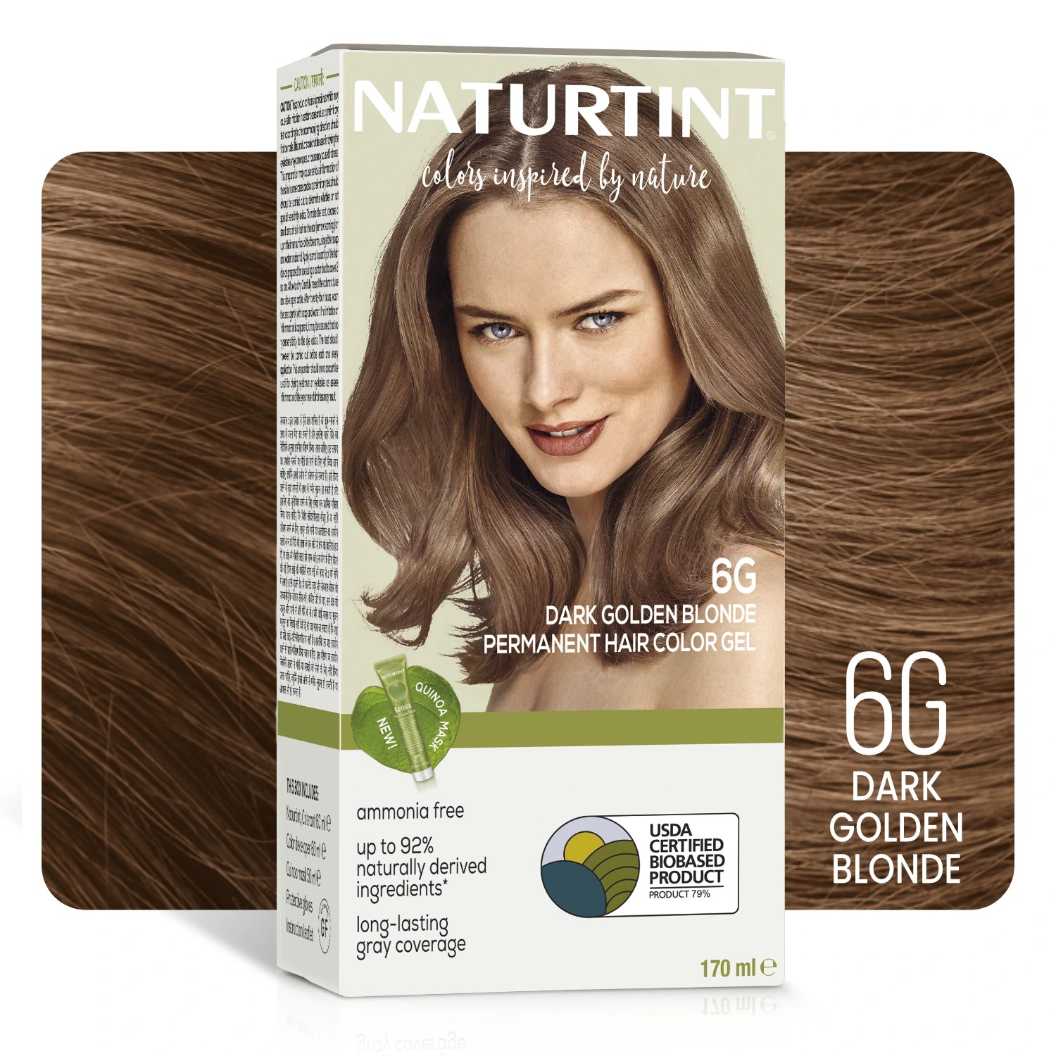 6G Dark Golden Blonde | Naturtint Permanent Hair Colour