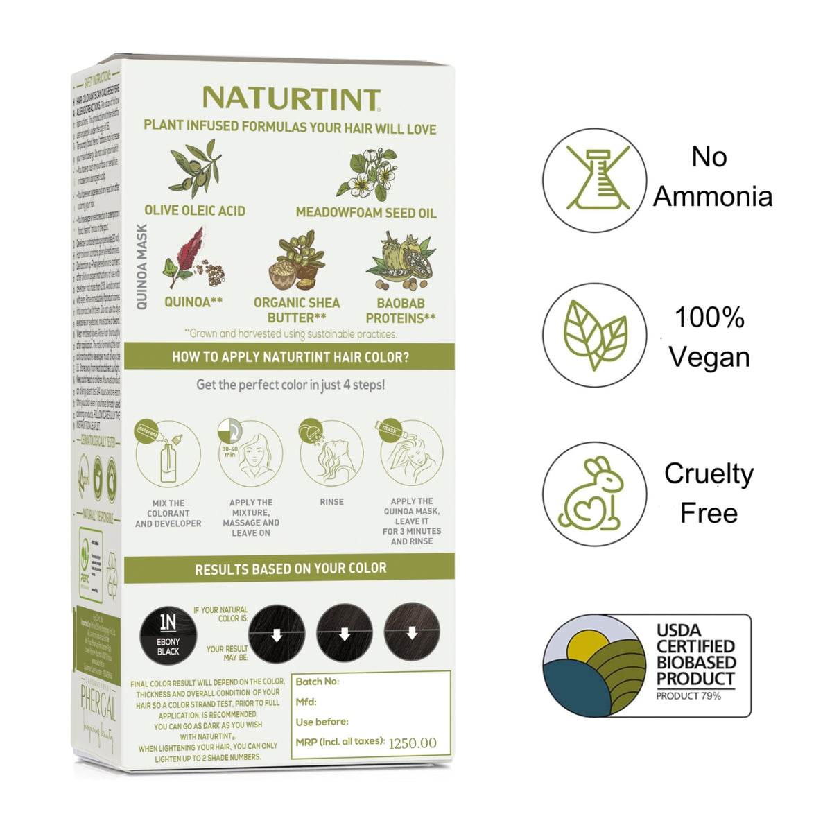Native Tints Naturtint India- USDA-certified Biobased Permanent Hair Colour ...
