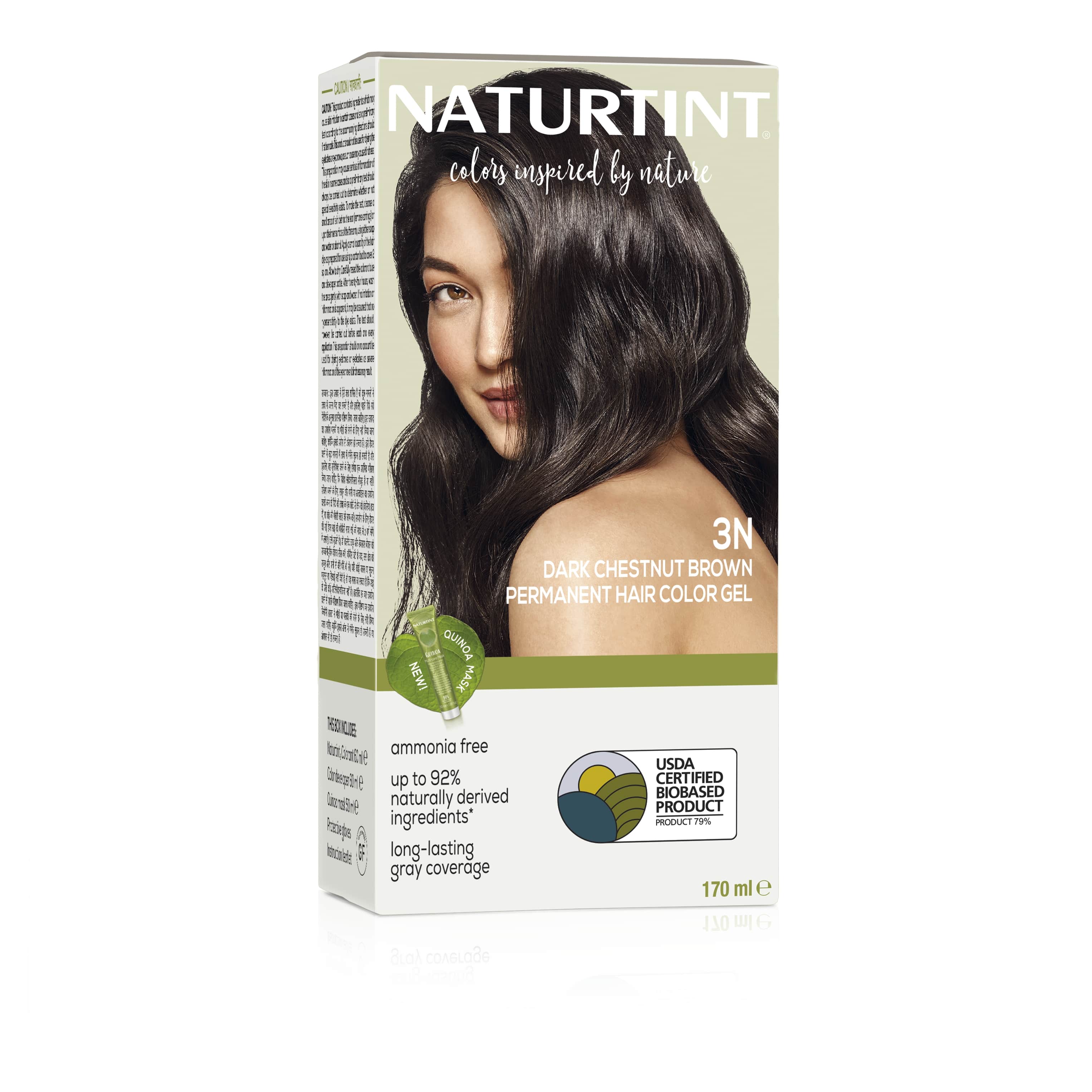 Naturtint Permanent Hair Colour 3N Dark Chestnut Brown