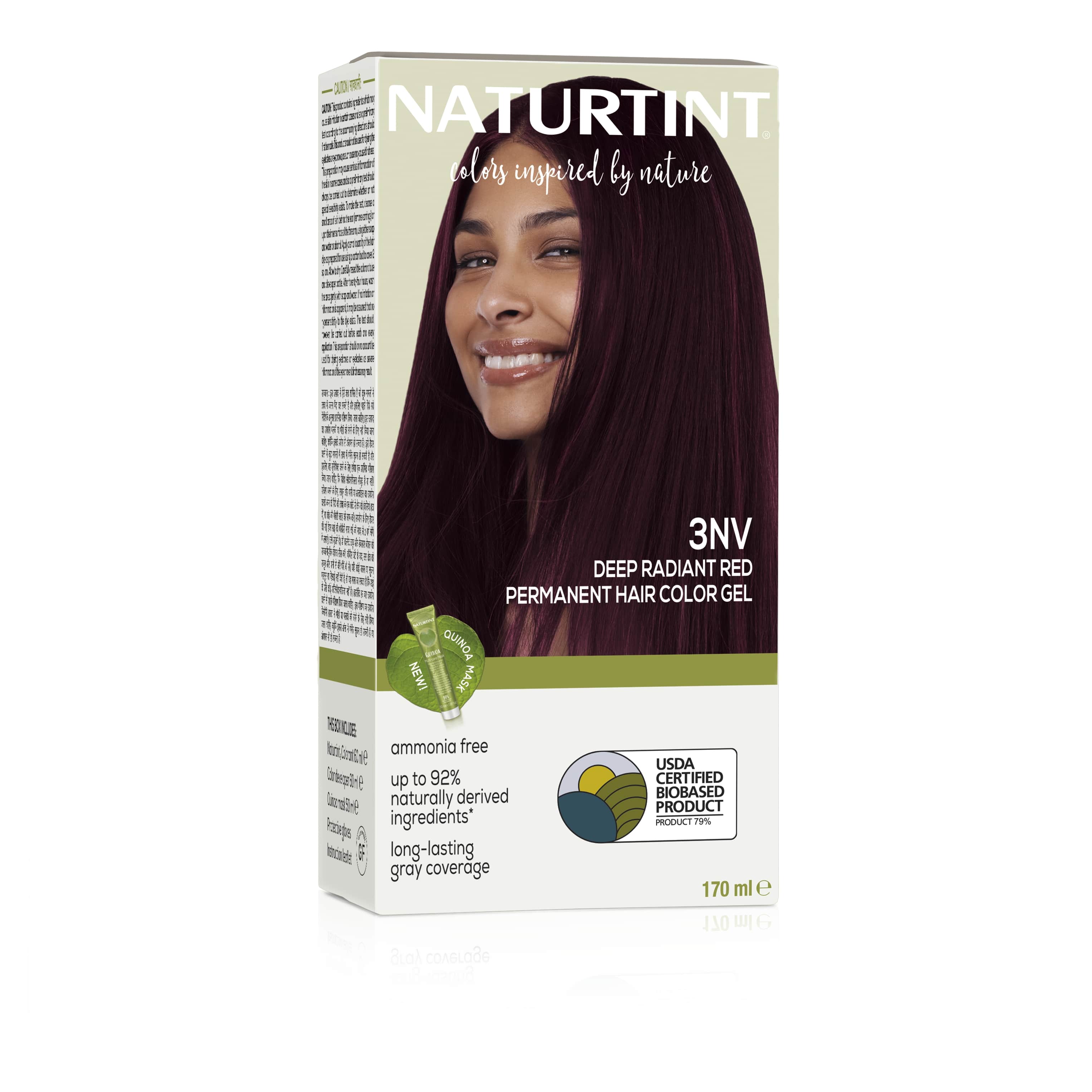 Naturtint Permanent Hair Colour 3NV Deep Radiant Red