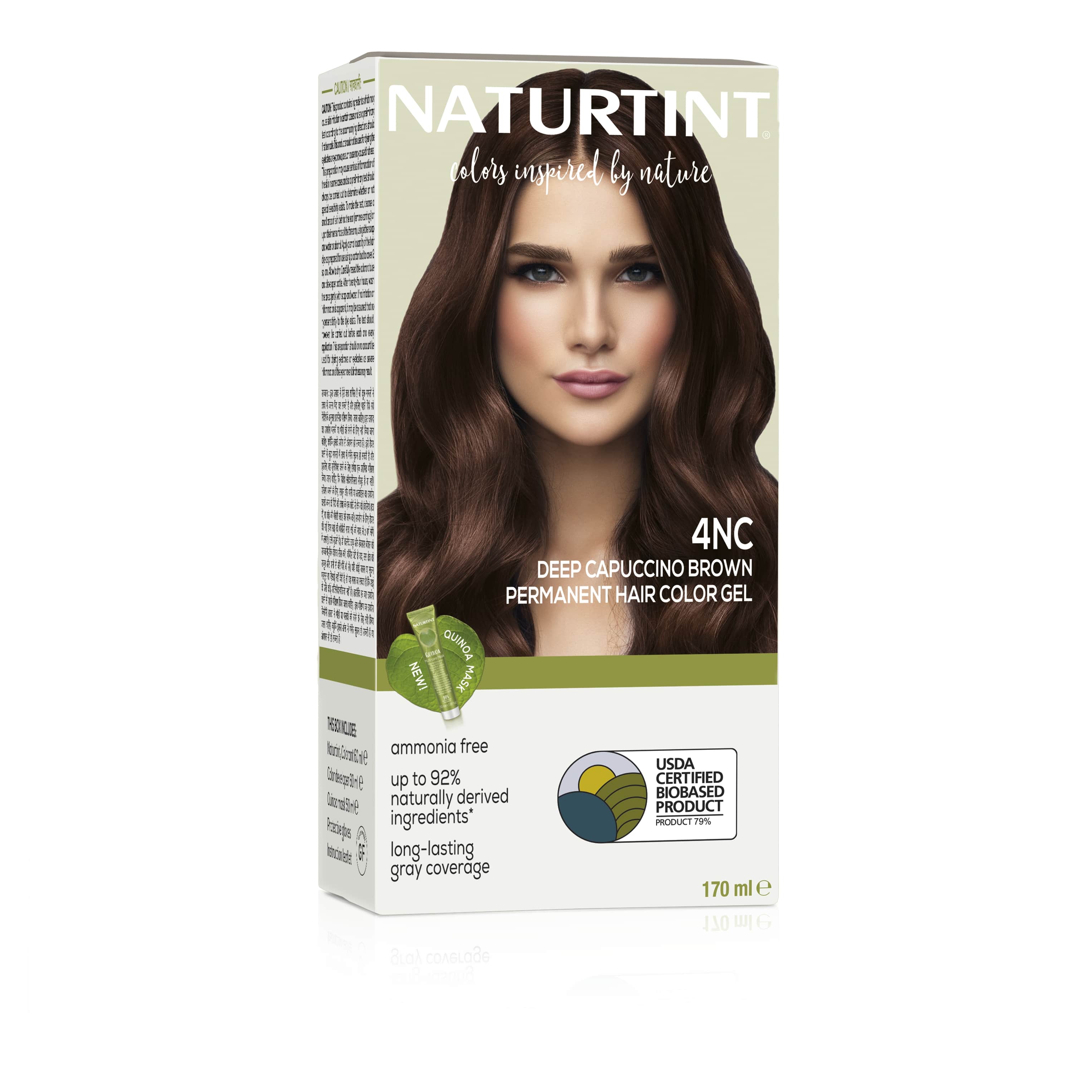 Naturtint Permanent Hair Colour 4NC Deep Cappuccino Brown