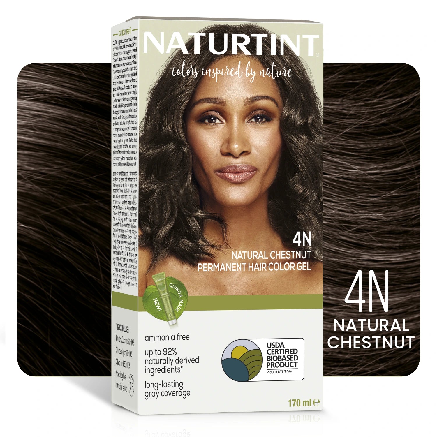4N Natural Dark Brown Naturtint Permanent Hair Colour Naturtint in 4n-natural-dark-brown-naturtint-permanent-hair-colour-naturtint-in